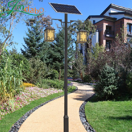 新古典LED太陽能庭院燈3米4米小區(qū)道路太陽能景觀燈廠家批發(fā)