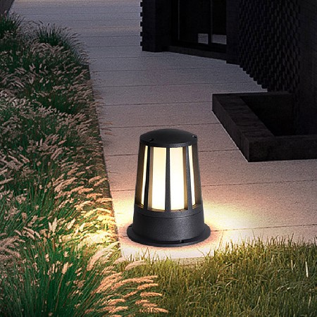 led柱頭燈圍欄燈壓鑄鋁簡約矮款特色草坪燈花園庭院小區廠家批發