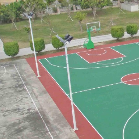 LED路燈雙頭球場燈高亮戶外羽毛球場籃球場足球場照明6米8米批發(fā)